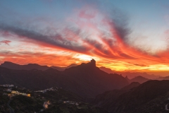 Panorama Sonnenuntergang