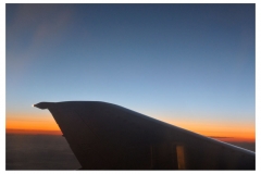 Flug Richtung Norden